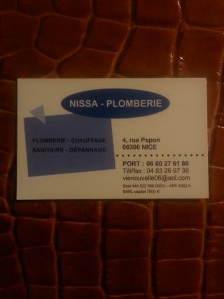 Plombier Nissa Plomberie Sarl 0